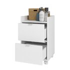 Gaveteiro 2 Gavetas Mdp 15mm Branco