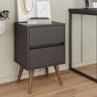 Gaveteiro 2 Gavetas Nefis Preto Onix