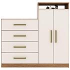 Gaveteiro 2 Portas 4 Gavetas Ysabel Amendola Off-white