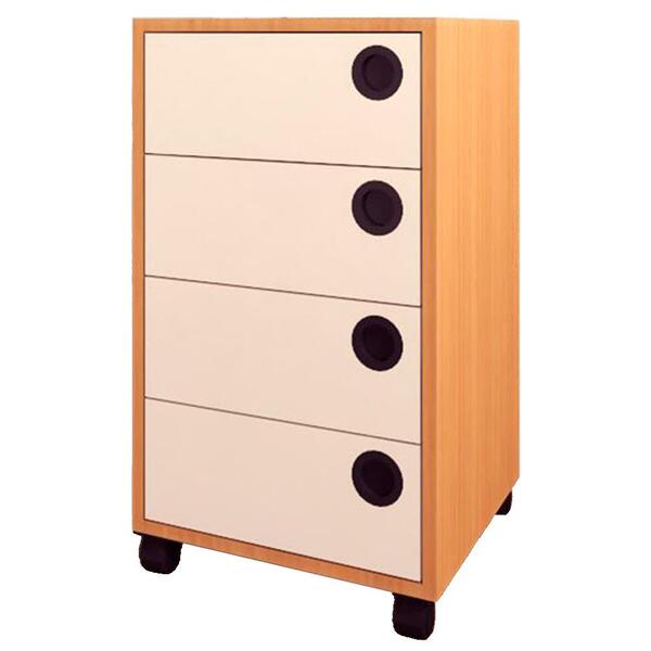 Gaveteiro 36 Cm Para Escritorio 4 Gavetas Gv5034 Faem