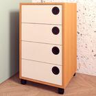 Gaveteiro 36 Cm Para Escritorio 4 Gavetas Gv5034 Faem