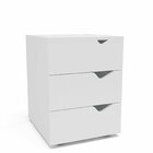 Gaveteiro 3 Gavetas 54cm X 40cm Porto Branco