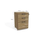 Gaveteiro 3 Gavetas  Itapuã