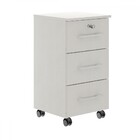 Gaveteiro 3 Gavetas Branco 0744 - Soluzione