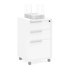 Gaveteiro 3 Gavetas Com Chave Maia  Branco