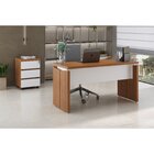 Gaveteiro 3 Gavetas Com Rodinhas E Chave Para Escritório Frei