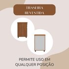 Gaveteiro 3 Gavetas Com Rodinhas E Chave Para Escritório Frei