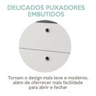 Gaveteiro 3 Gavetas Com Rodinhas New  Grafito/branco