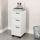 Gaveteiro 3 Gavetas Com Rodízios Osaka