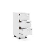 Gaveteiro 3 Gavetas Com Rodízios Osaka