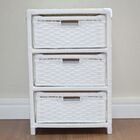 Gaveteiro 3 Gavetas Fibra Sintética 38x28x57 Branco