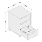 Gaveteiro 3 Gavetas Maia Politorno