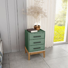 Gaveteiro 3 Gavetas Milão - Verde