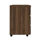 Gaveteiro 3 Gavetas Southampton Nogal Preto