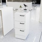 Gaveteiro 3 Gavetas Zurique Politorno Branco