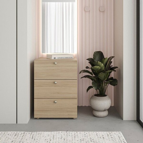 Gaveteiro 45x60 3 Gavetas Frame Módulo Cabecasa Madeiraorigin