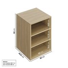 Gaveteiro 45x60 3 Gavetas Frame Módulo Cabecasa Madeiraorigin