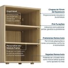 Gaveteiro 45x60 3 Gavetas Frame Módulo Cabecasa Madeiraorigin