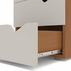 Gaveteiro 4 Gavetas 71cm X 40cm Porto Creme/freijó