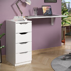 Gaveteiro 4 Gavetas Ajl Branco Luxo