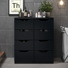 Gaveteiro 4 Gavetas Ajl Preto Premium