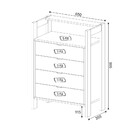 Gaveteiro 4 Gavetas Az1012 Tecnomobili