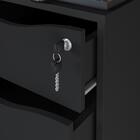 Gaveteiro 4 Gavetas Bacoli Preto