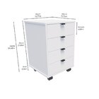 Gaveteiro 4 Gavetas Balto Linha Minimal