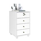 Gaveteiro 4 Gavetas Com Rodízios Intelectual Plus Zanzini