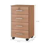 Gaveteiro 4 Gavetas Medellín Freijó