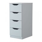 Gaveteiro 4 Gavetas Multivisão Branco