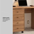 Gaveteiro 4 Gavetas Office Presence - Demóbile