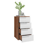 Gaveteiro 4 Gavetas Organizador Para Escritório 63 X 35 Cm Md