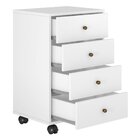 Gaveteiro 4 Gavetas Presence  Branco