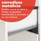 Gaveteiro 4 Gavetas Presence  Branco