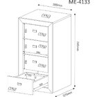 Gaveteiro 4 Gavetas Tecno Mobili Me4133