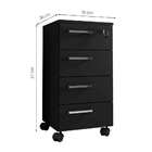 Gaveteiro 4 Gv Paris Preto