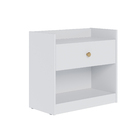 Gaveteiro 55x60x30cm MDP Branco com Gaveta Alef Colibri Móveis