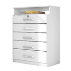 Gaveteiro 5 Gavetas Harry Branco