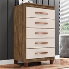 Gaveteiro 5 Gavetas Mansell Teka/champagne