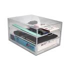 Gaveteiro Acrílico Organizador De Papéis A4 Com 3 Gavetas