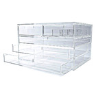 Gaveteiro Acrílico Papelaria Escritório Com5 Gavetas Plan