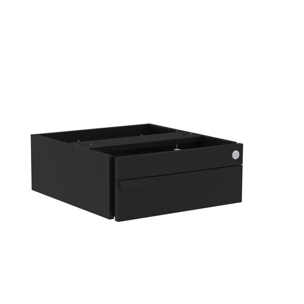 Gaveteiro Aéreo 01 Gaveta Corporativa Preto