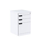 Gaveteiro Aéreo 03 Gavetas Corporativa Branco/preto