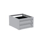 Gaveteiro Aéreo 2 Gavetas Aretto Cinza