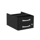 Gaveteiro Aéreo 2 Gavetas Pandin Maxxi - Preto