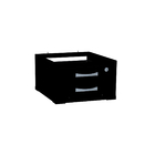 Gaveteiro Aéreo 2 Gavetas Pandin P25tub - Preto