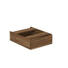 Gaveteiro Aéreo Para Escritório 01 Gaveta Espresso Móveis Nog