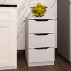 Gaveteiro Ajl 03 Gavetas Branco