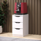 Gaveteiro Ajl Para Escritório Office Work 03 Gavetas Luxo